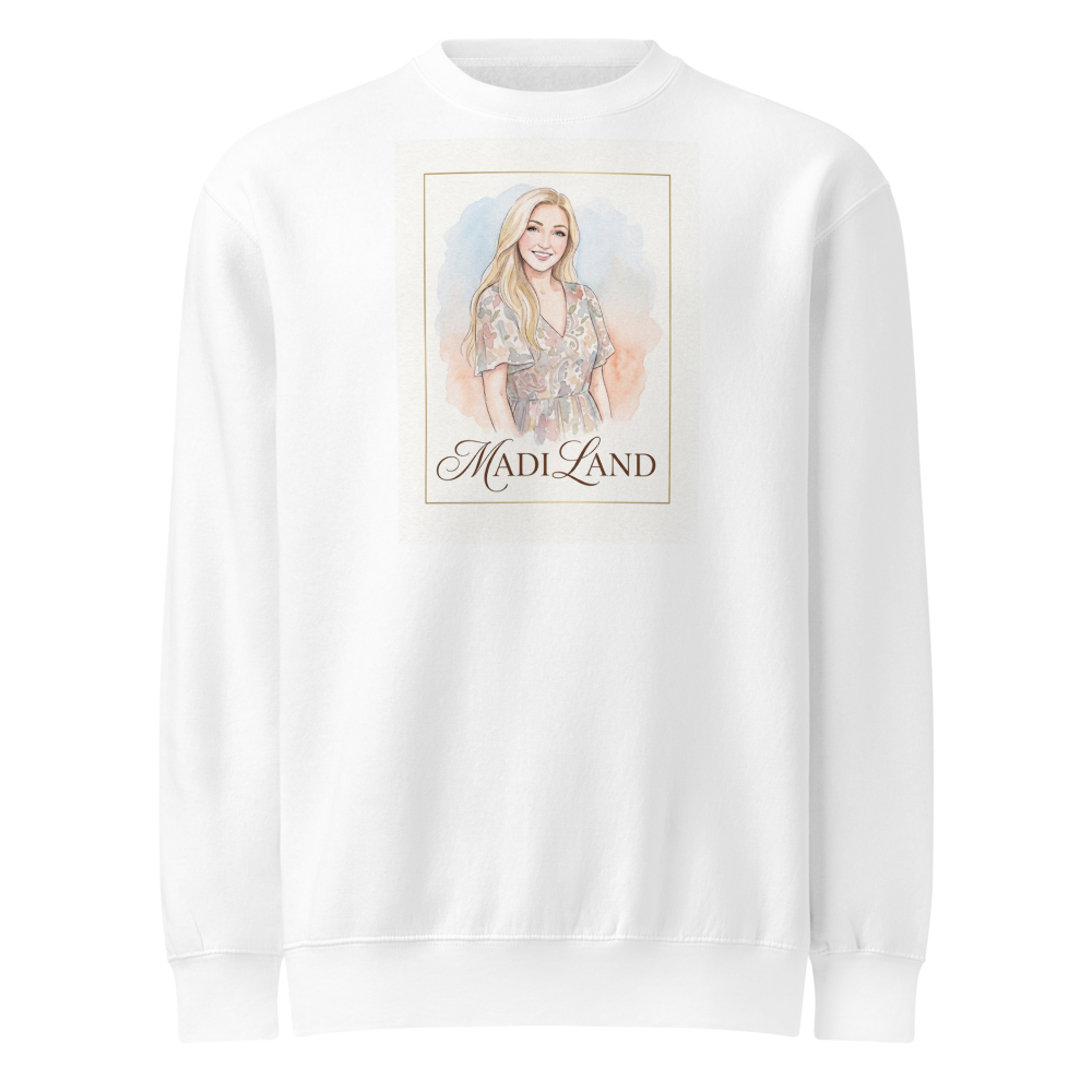 Madi Land Watercolor Crewneck - View 1
